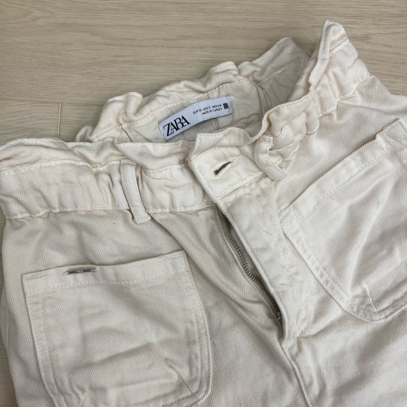 Zara paper bag pants size 2 - Picture 2 of 3